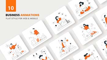 Business Animations-Flat Concept-40235005