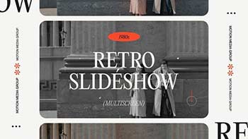 Multi Screen Retro Slideshow-40240035