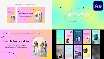 Stylish Gradient Slideshow for After Effects-40342228