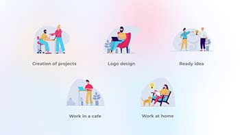 Freelance working-Flat concepts-40344706