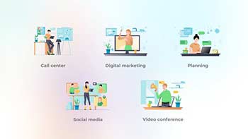 Digital marketing-Flat concepts-40345195