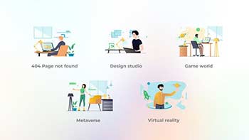 Metaverse-Flat concepts-40345211