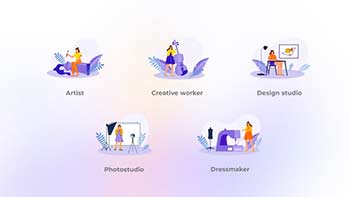 Creative workers-Flat concepts-40367730