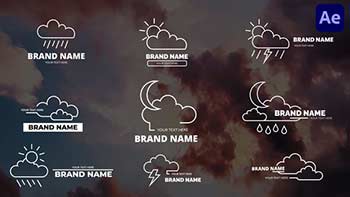 Cloud Titles After Effect-40368338