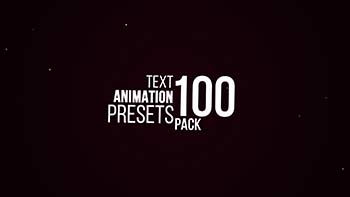 100 Text Animation Pack-99043