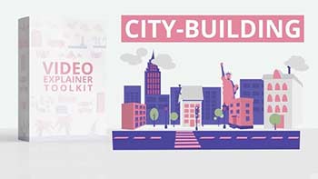 City Building Video Explainer Toolkit-40409310