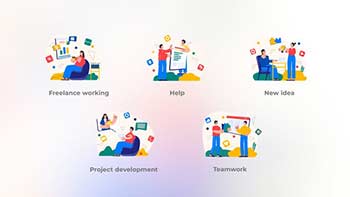 Teamwork-Flat concept-40432996