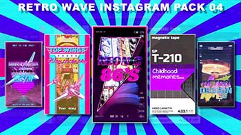 Retro Wave Instagram Pack 04-1238541