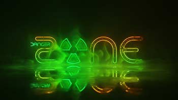 Grunge Neon Logo-40329568