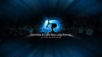 Particles Light Rays Logo Reveal-40441844