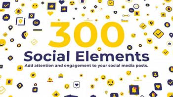 300 Social Elements-34131296
