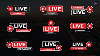 Live Stream Titles After Effects-40497456