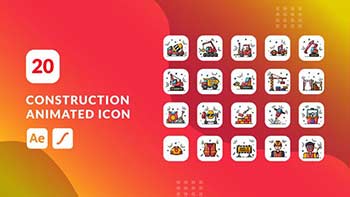 Construction Animated Icons After Effects-40656949
