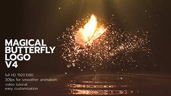 Magical Butterfly Logo V4-963328