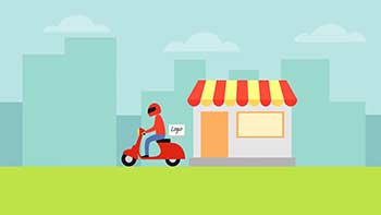 Food Delivery Animation-195694