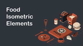 Food Isometric Elements-906803