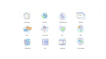 Contact Us-Animation Icons-1101392