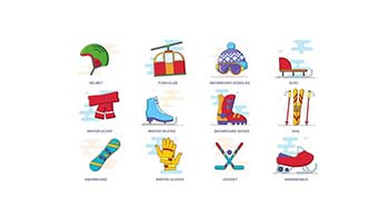 Winter Travel-Animation Icons-1100019