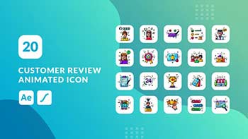 Customer Review Animated Icons After Effects-40700995