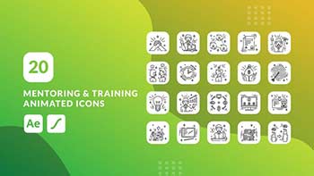 Mentoring Training Icons After Effects-40701684
