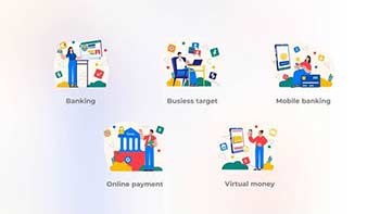Mobile banking-Flat concept-40724299