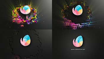 Logo bounce wave reveal-39856469