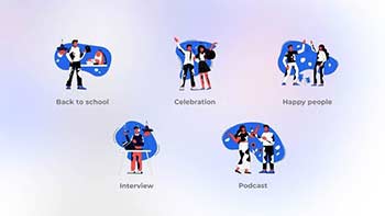 Happy people-Flat concept-40751966
