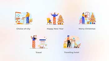 Traveling hotel-Blue pink orange concept-40752194