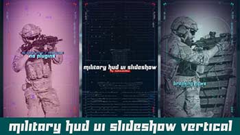 Military HUD UI Slideshow Vertical-40825729
