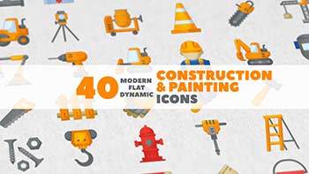 Construction Painting Animated Icons-1243210