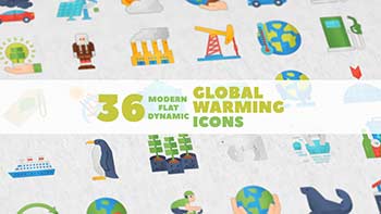 Global Warming Animated Icons-1243696