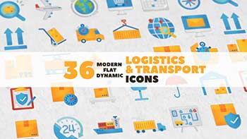 Logistics Transportation Animated Icon-1243522