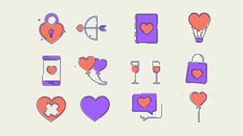 Valentines Day Icons-1238348