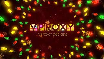 Christmas Lights Logo Opener-41061949