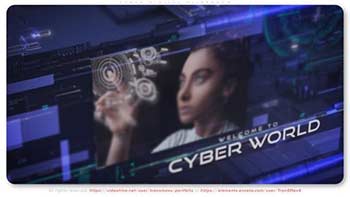 Cyber Digital Slideshow-41221800