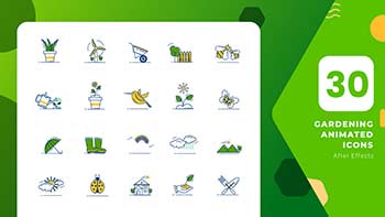 Gardening Animated Icons-1256460