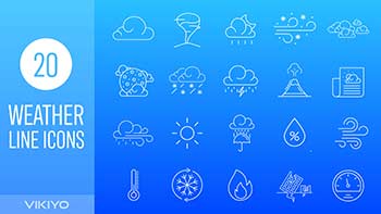 Weather Line Icons Pack-1263853