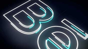 Neon and Shiny Logo Reveal-27576137