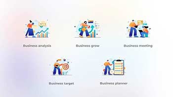 Business analysis-Orange-blue gradient concept-41691562