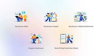 Business videoconference-Orange-blue gradient concept-41812176