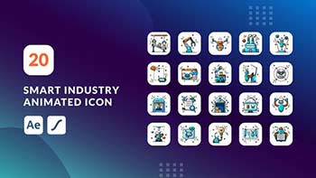 Smart Industry Animated Icons After Effects-41857910