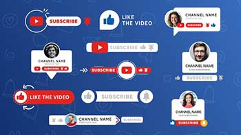 Youtube Social Media Subscribe Button Package-40754061