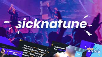 Sicknature Creative Music Event Video Display-40185355