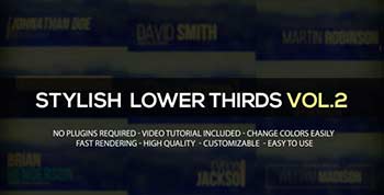 Stylish Lower Thirds vol 2-12810844