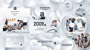 Corporate Presentation Business Story Company Timeline-39046460