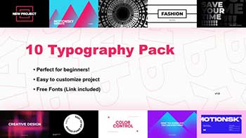 10 Fantastic Typography Pack After Effects-42326820