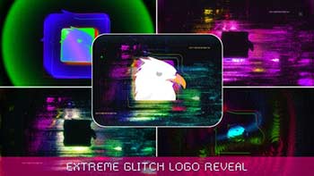 Extreme Glitch Logo Reveal-41869221