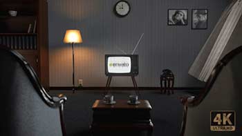 Vintage TV Logo Glitch-41965517