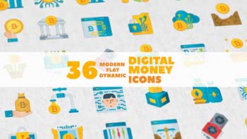 Digital Money Animated Icons-1302447