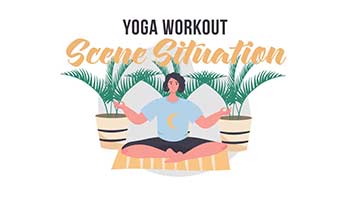Yoga Workout- Scene Situation-1012402
